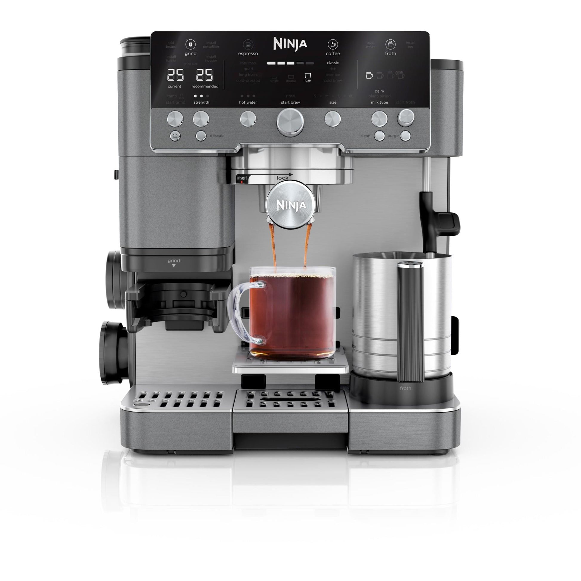 Ninja Luxe Café Espresso Machine (Gunmetal)