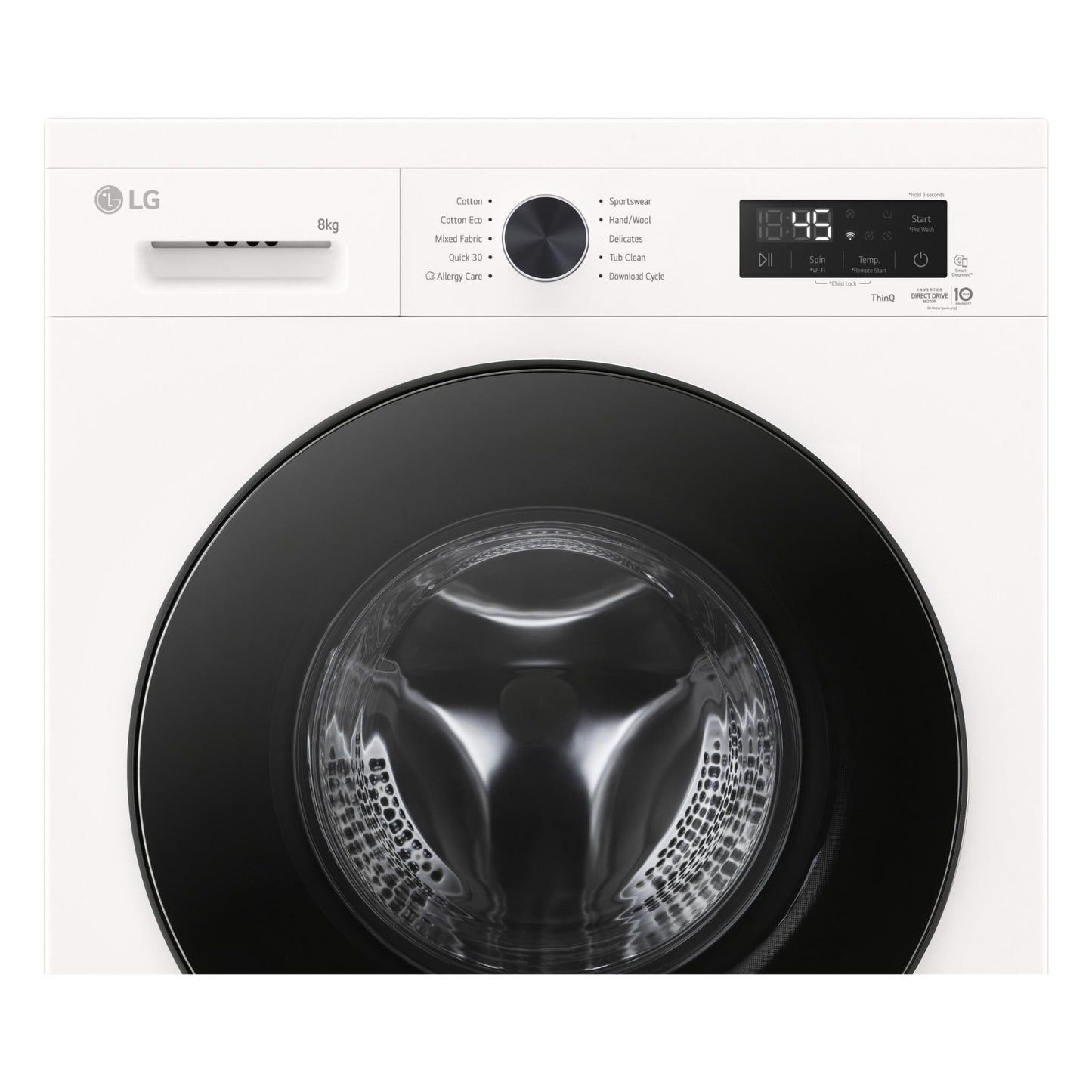 LG WV1-1208WX Series 1 8kg Front Load Washer