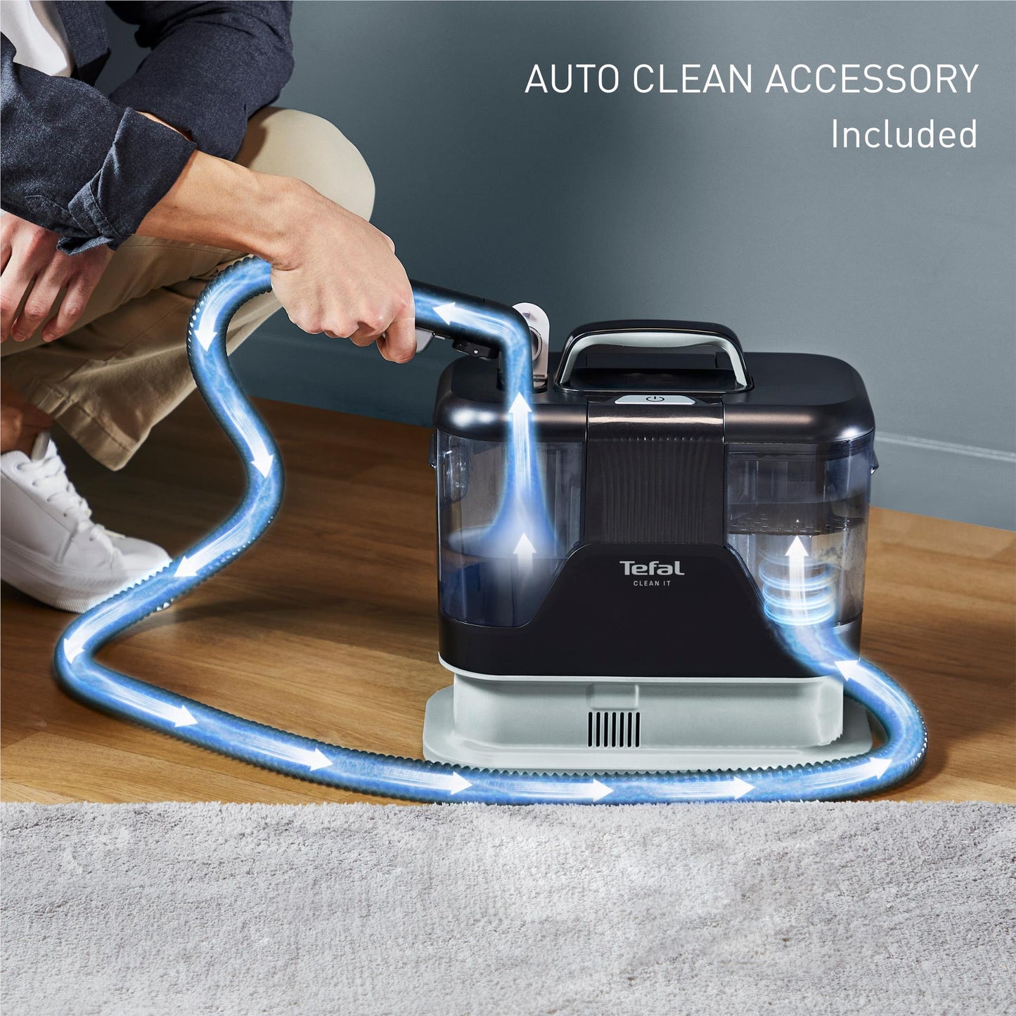 Tefal Clean It IZ5010 Portable Carpet & Upholstery Spot Cleaner
