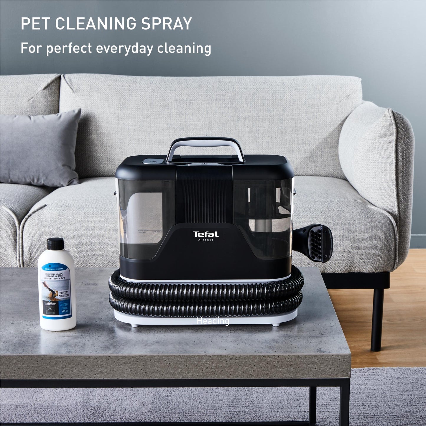 Tefal Clean It IZ5010 Portable Carpet & Upholstery Spot Cleaner