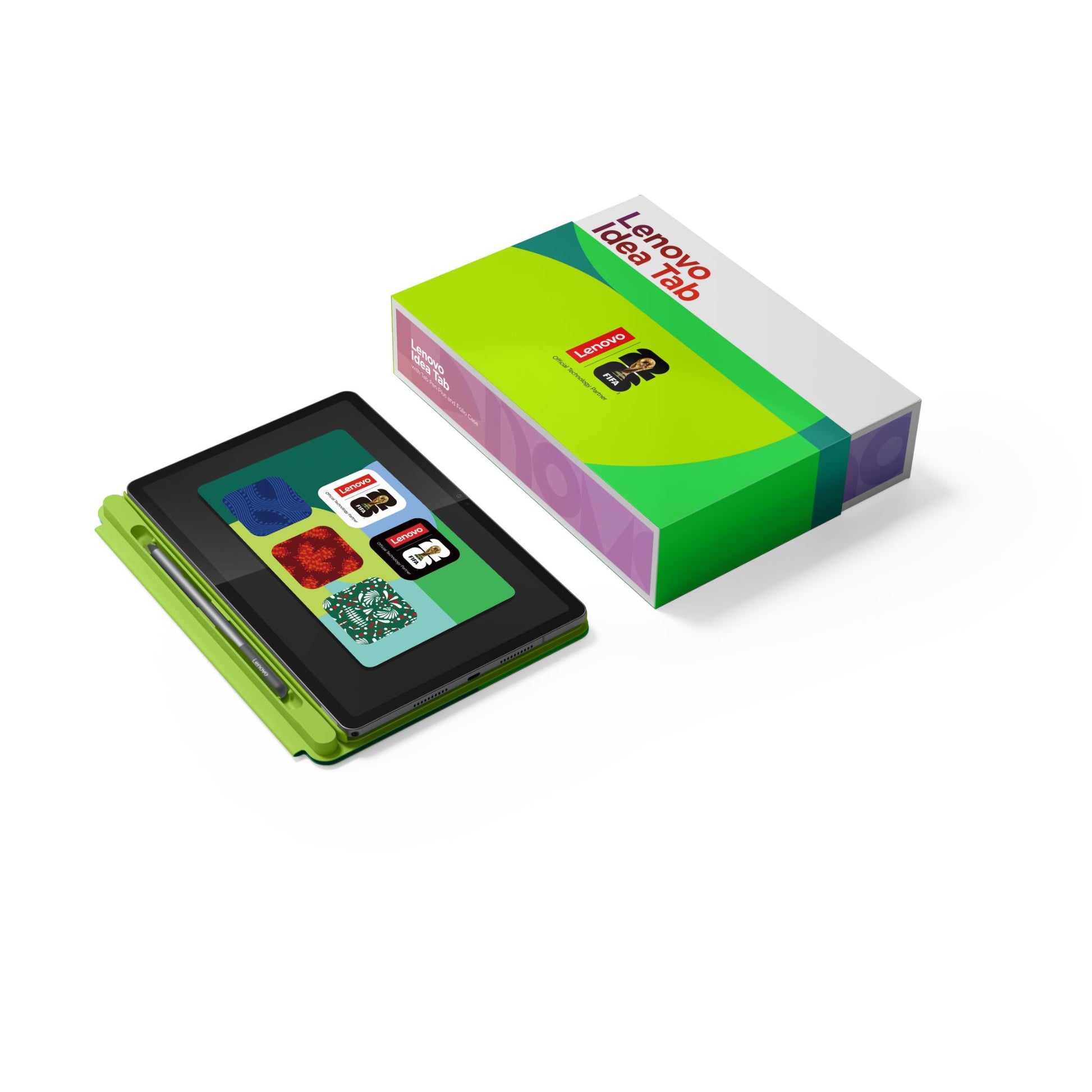 Lenovo Idea Tab 11" 2.5K MediaTek 128GB Android Tablet with Pen and Folio (FIFA Edition/Sycamore)