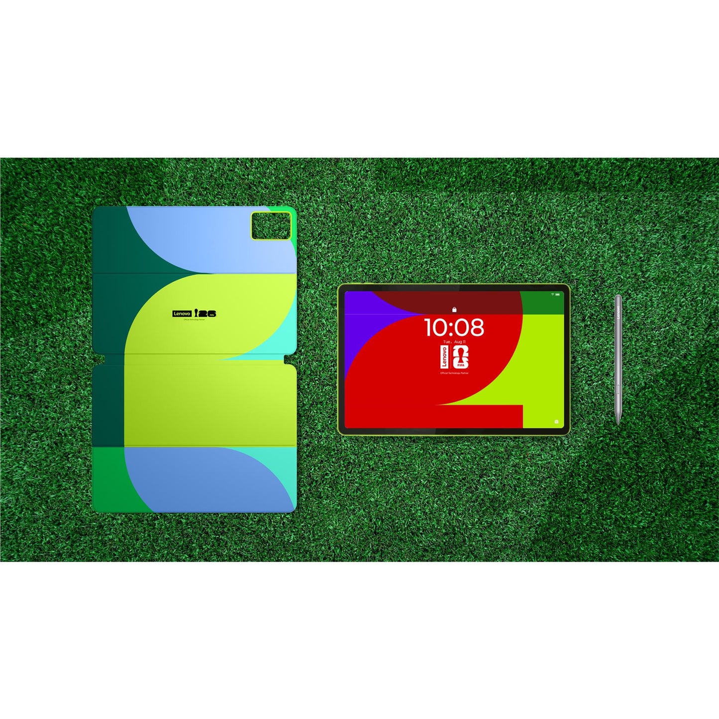 Lenovo Idea Tab 11" 2.5K MediaTek 128GB Android Tablet with Pen and Folio (FIFA Edition/Sycamore)