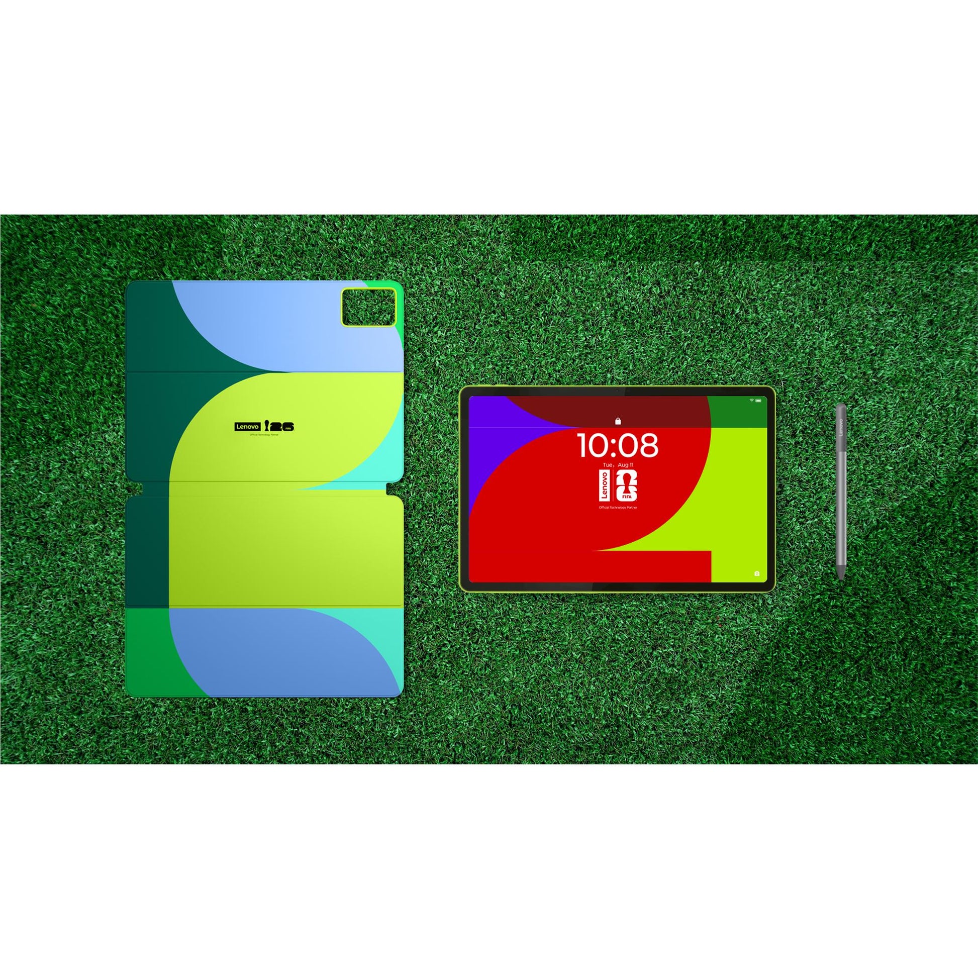 Lenovo Idea Tab 11" 2.5K MediaTek 128GB Android Tablet with Pen and Folio (FIFA Edition/Sycamore)