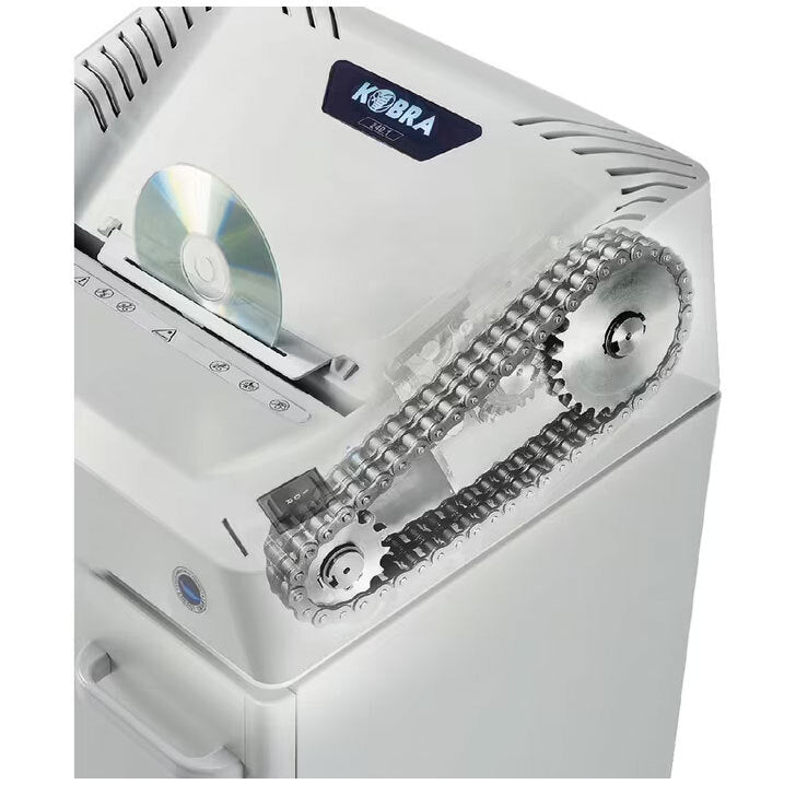 KOBRA 260.1 S4 80L Medium Office Card/DVD/CD/Paper Strip Cut Shredder 26-28p