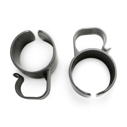 Gravity SACC35B Speaker Pole Cable Plastic Clips 35mm Tube/Stand 2pc (Black)