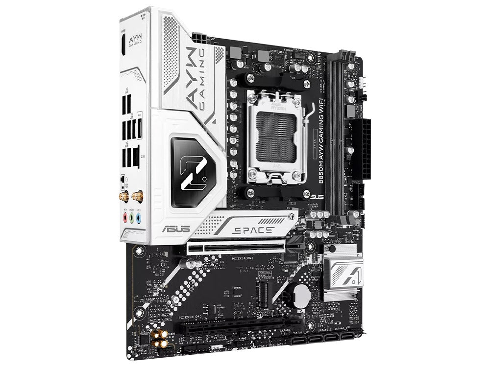 ASUS B850M AYW GAMING WIFI AMD B850 AM5 DDR5 Micro-ATX Motherboard
