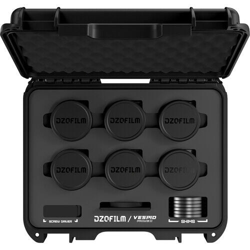 DZOFilm Vespid Prime 2 T1.9 Prime 6-Lens Kit (ARRI PL, Feet)