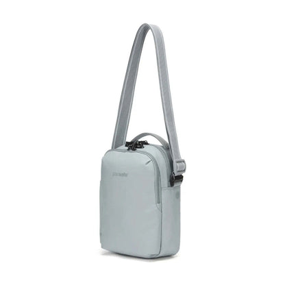Pacsafe V Tour Anti-Theft RFID Blocking Tablet Fit Crossbody Bag Digital Grey