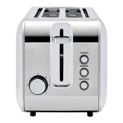 Morphy Richards Equip Stainless Steel 4 Slice Toaster with Long Slots