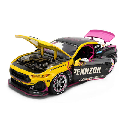 Jada 1:24 Big Time Muscle 2025 Ford Mustang RTR Ben Hobson Racing Diecast Car