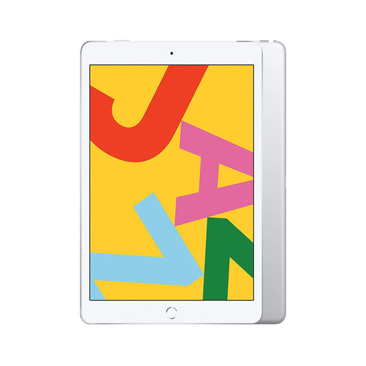 Apple iPad 7th Gen 10.2" WiFi + Cellular 32GB (Silver) [~Refurbished: Very Good]