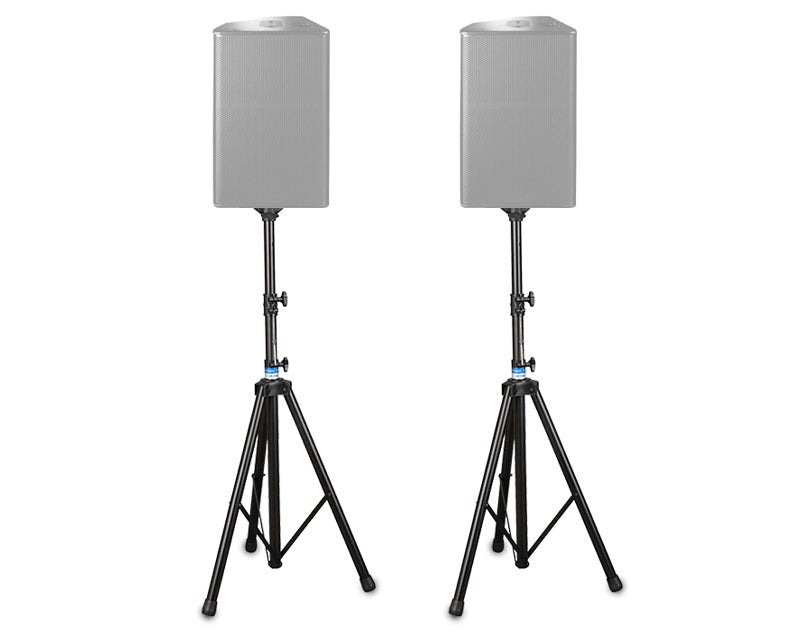 Freedom Heavy Duty Speaker Stands Pair Top Hat Mounting Bracket 2m Height