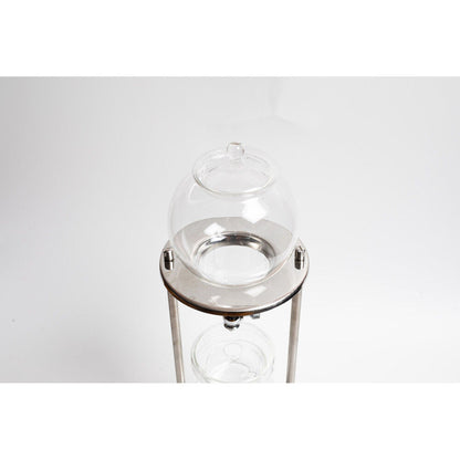 Coffee Culture 600ml Cold Drip Glass Coffee Maker with Steel Frame Stand Clear