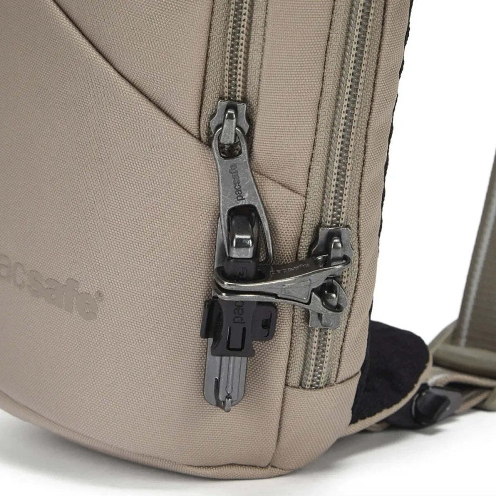 Pacsafe V Action Anti-Theft RFID Blocking Slashguard Sling Pack Beige