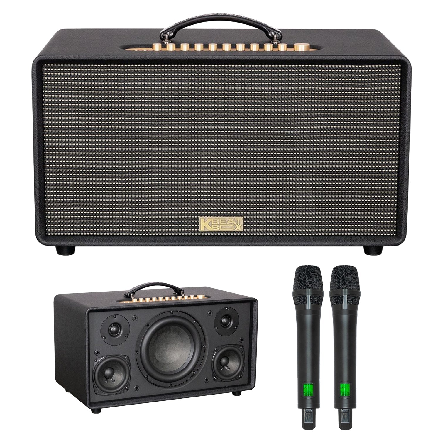 KBEATBOX FLAC 36 V2 Karaoke System | 200W RMS | Wireless Microphones