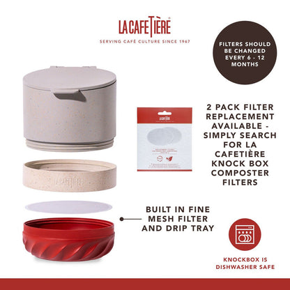 La Cafetiere Renew Coffee Knock Box and Composter