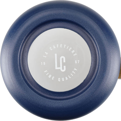 La Cafetiere Pisa 3-Cup 350ml Stainless Steel/Glass French Press (Navy)