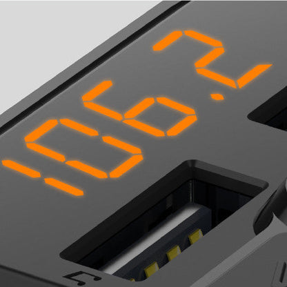 Laser Bluetooth FM Transmitter with USB Charging (Black)