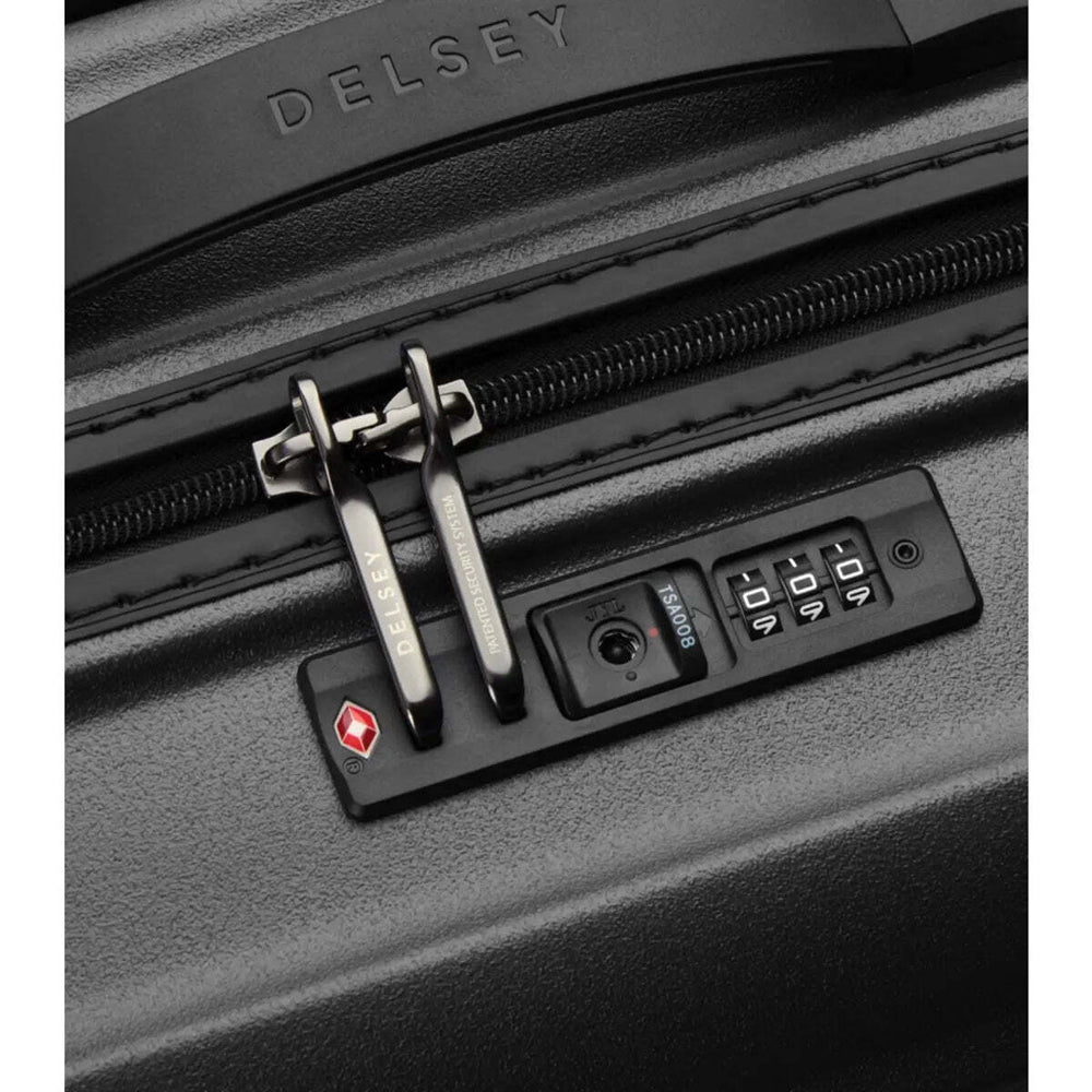 Delsey Turenne 2.0 - 55 cm 4-Wheel Carry-on Suitcase - Black