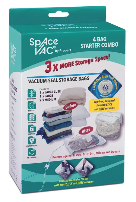 Space Vac Vacuum Storage Compression Bags [4Pack]