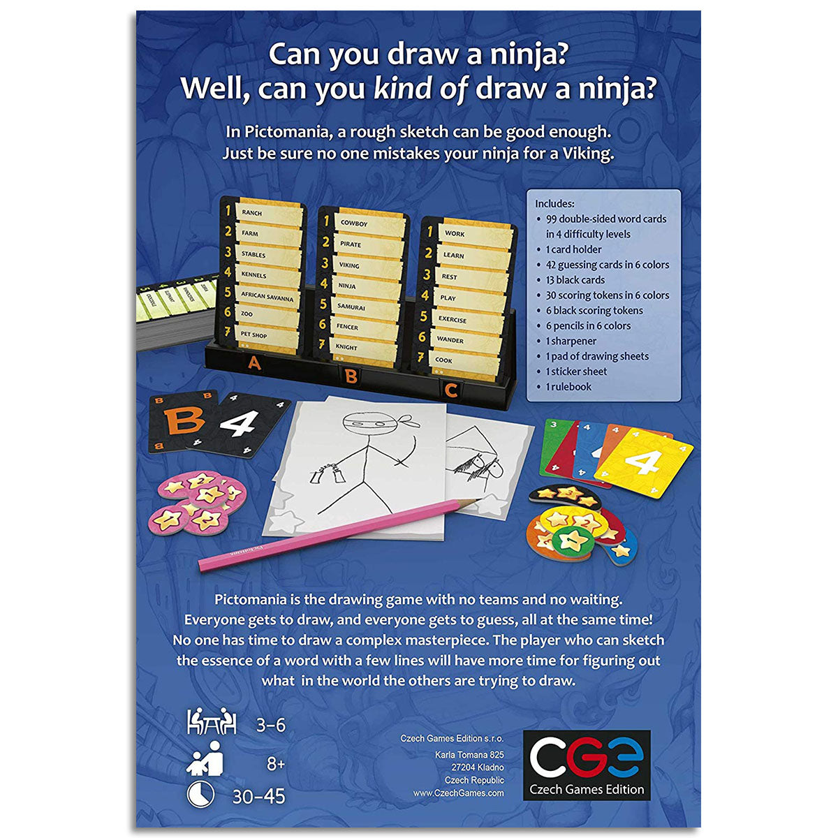 Czech Games Edition Pictomania Board Game