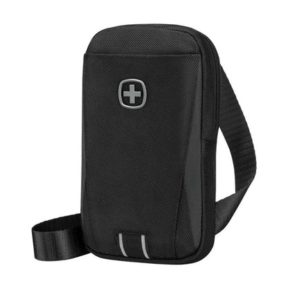 Wenger XE Crossbody Monosling Bag With RFID Protection Recycled PET Black