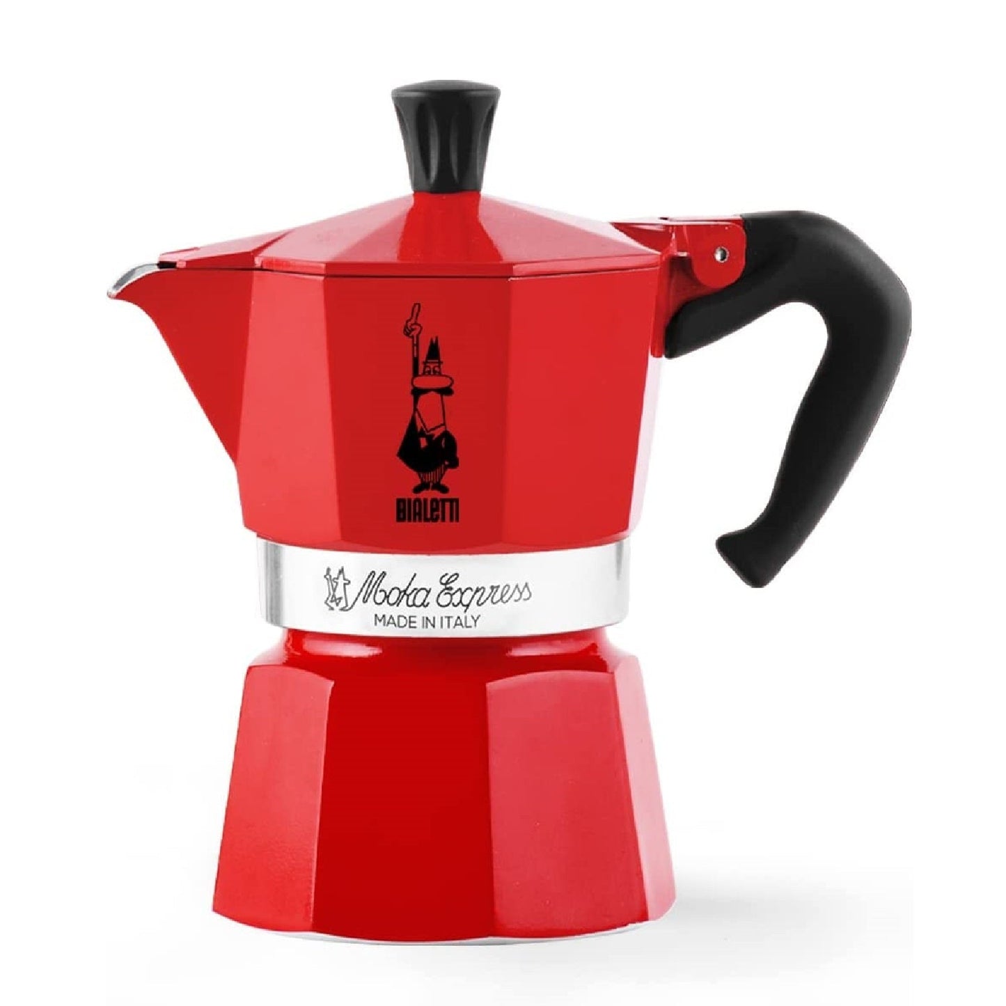 Bialetti Moka 6 Cup Espresso Maker - Red