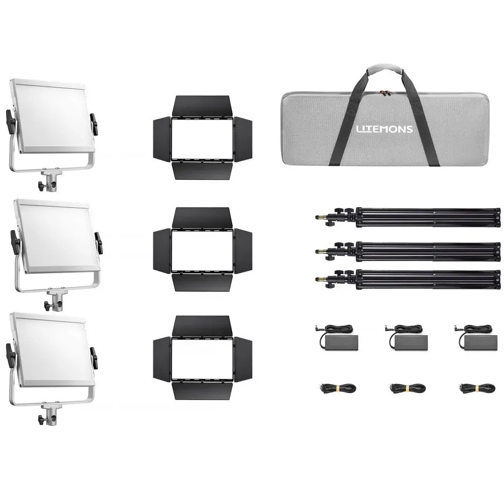 Godox Litemons LP1200Bi Bi-Color LED Light Panel (3-Light Kit)
