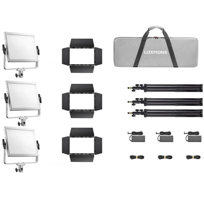 Godox Litemons LP1200Bi Bi-Color LED Light Panel (3-Light Kit)