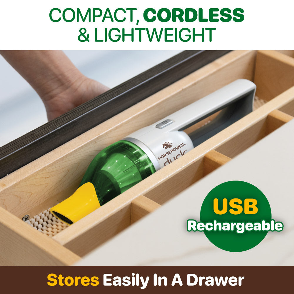 Horsepower Duck Compact, Cordless Handheld Vacuum