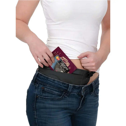 Pacsafe Coversafe V100 RFID Blocking Waist Wallet - Black