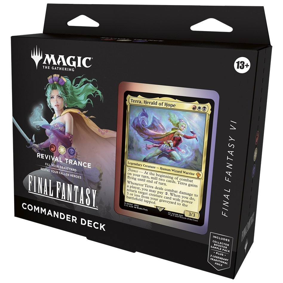 Wizards Of The Coast Magic the Gathering Final Fantasy Commander Decks 4 Decks Per Display