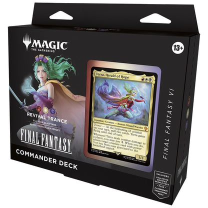 Wizards Of The Coast Magic the Gathering Final Fantasy Commander Decks 4 Decks Per Display