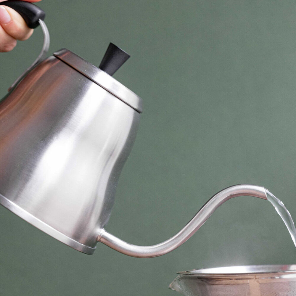 La Cafetiere 700ml Stove Top Pour Over Stainless Steel Kettle (Silver)