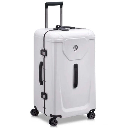 Delsey Peugeot 73 cm 4-Wheel Trunk Suitcase - White