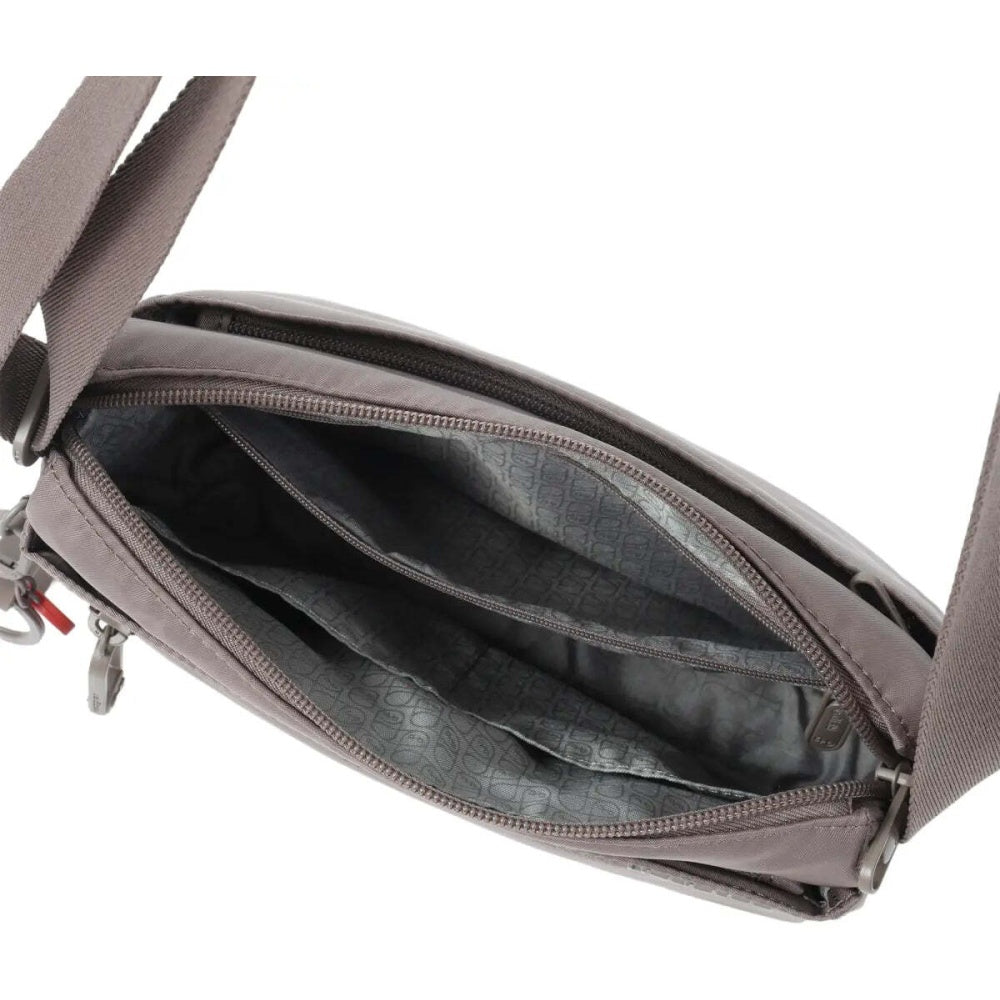 Hedgren Eye Neo RFID Pocket Recycled Water Repellent Crossbody Bag Sepia