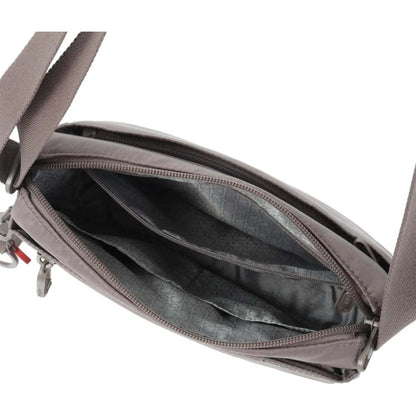 Hedgren Eye Neo RFID Pocket Recycled Water Repellent Crossbody Bag Sepia