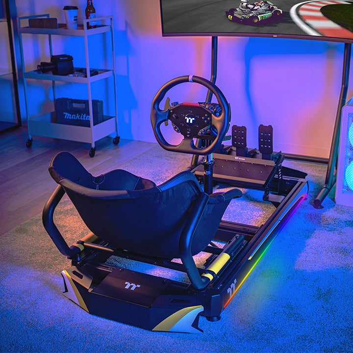 Thermaltake Gaming GK500 Go Kart Style Racing Simulator Cockpit