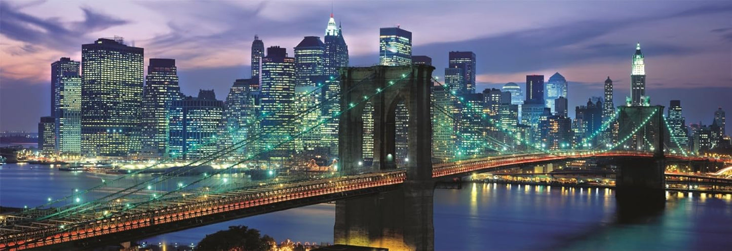 Clementoni 1000-Pieces Brooklyn Bridge Panorama Puzzle