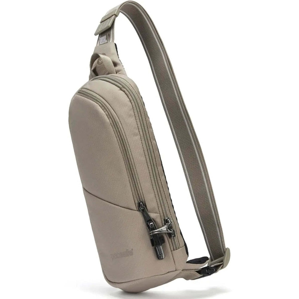 Pacsafe V Action Anti-Theft RFID Blocking Slashguard Sling Pack Beige