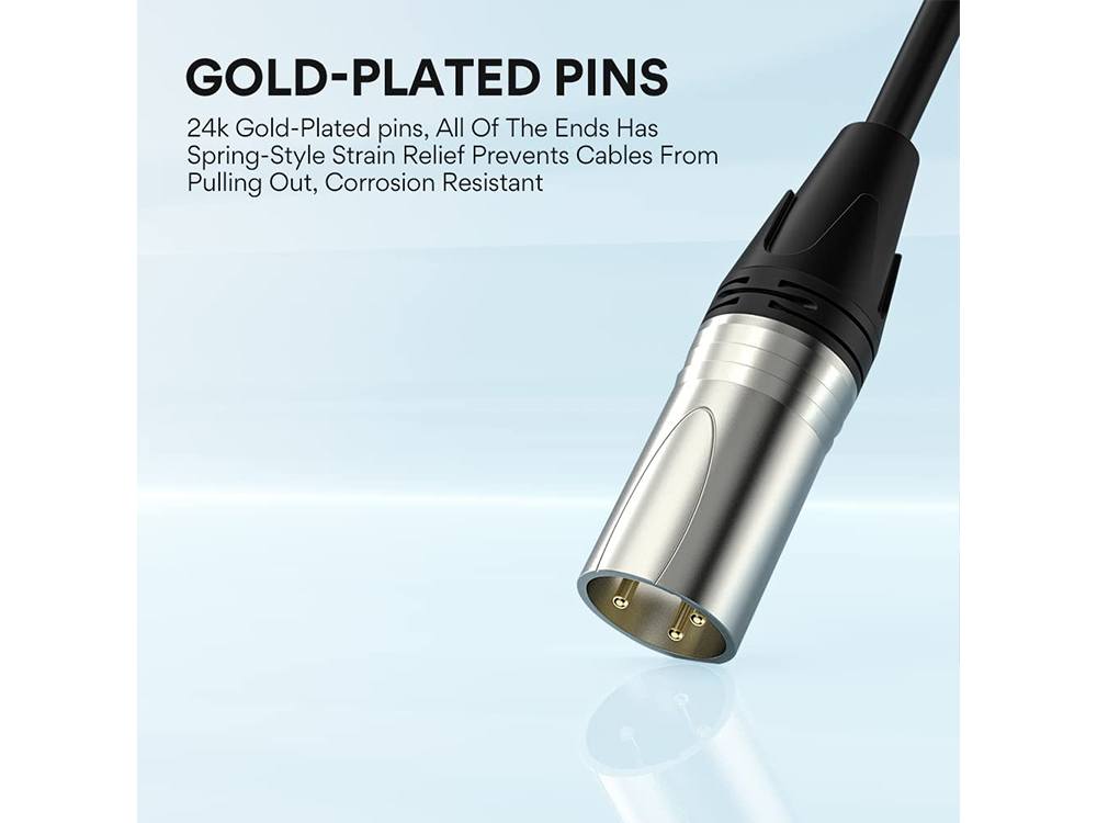 MAONO XLR Microphone Cable Premium XLR Patch Cable 180cm/6FT