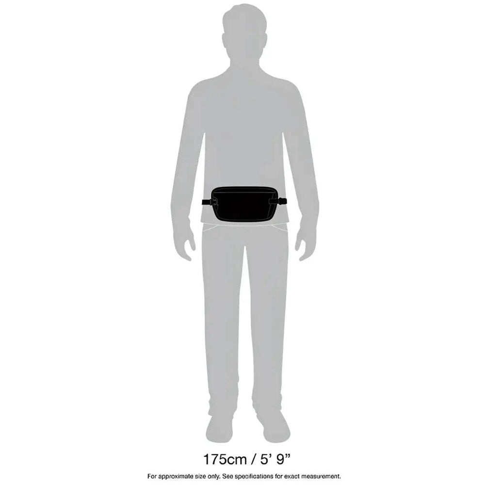 Pacsafe Coversafe X100 RFID Blocking Waist Wallet - Black