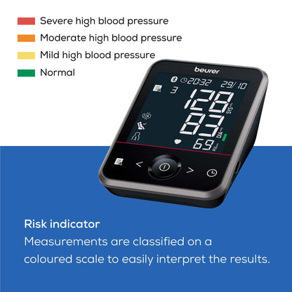 Beurer BM64 Bluetooth Upper Arm Blood Pressure Monitor