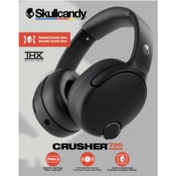 Skullcandy Crusher 720 Wireless Over-Ear Headphones (Black)