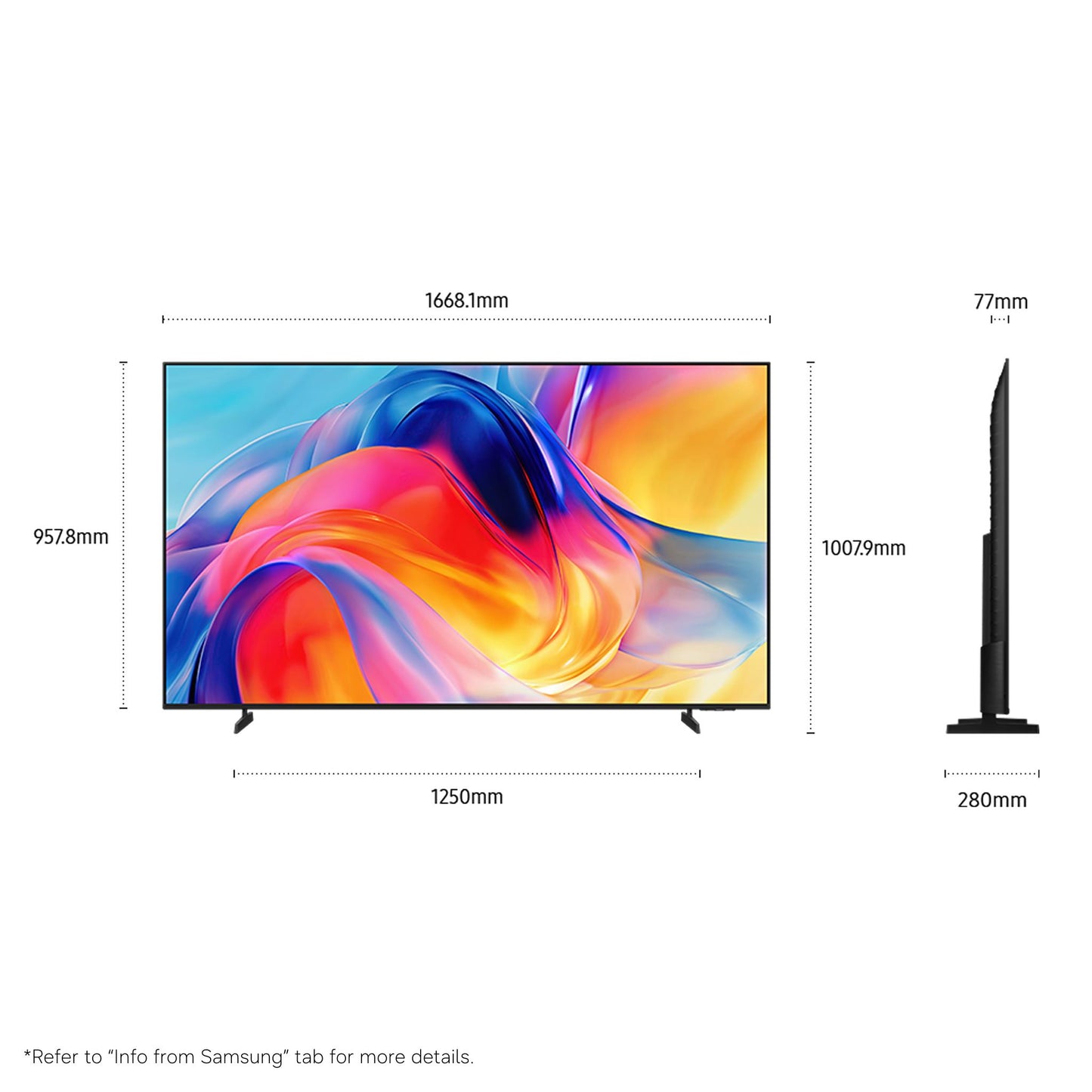 Samsung 75" M70H Mini LED 4K Smart AI TV [2026]