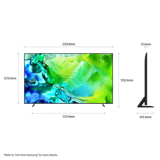 Samsung 100" QN80H NEO QLED 4K Mini LED Smart AI TV [2026]