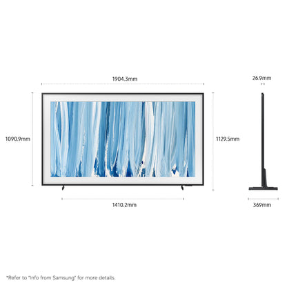 Samsung 85" The Frame Pro NEO QLED 4K Mini LED Smart AI TV [2026]