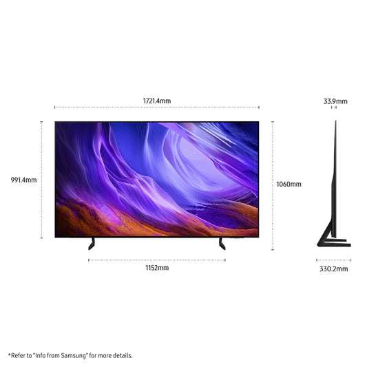 Samsung 77" S85H OLED 4K Smart AI TV [2026]