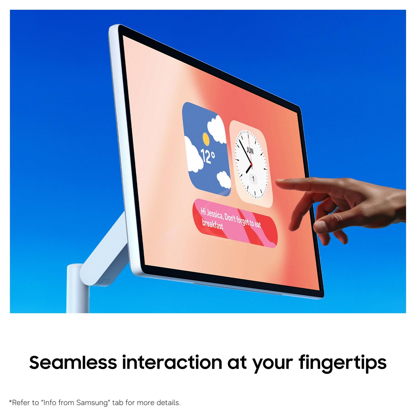 Samsung 27" The Movingstyle LSM7F QHD Touch Interaction Movable Screen [2026]