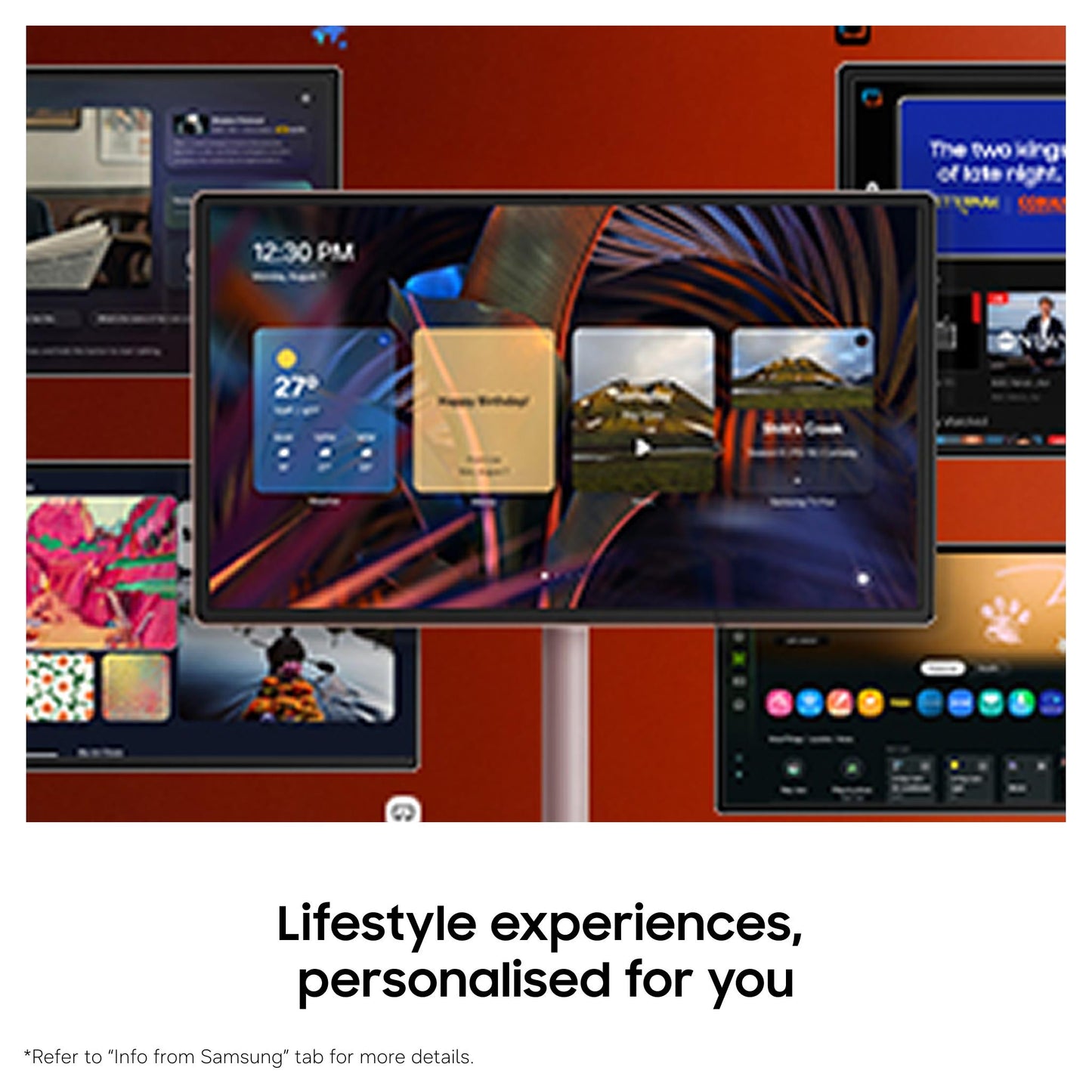 Samsung 27" The Movingstyle LSM7F QHD Touch Interaction Movable Screen [2026]